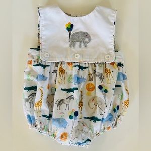 The cutest birthday animal bubble - reversible! Size 3m